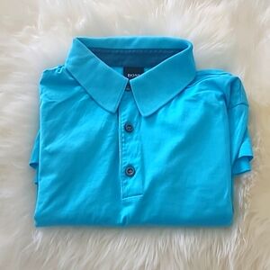 Mens Boss Lovely Blue Top.  Size M